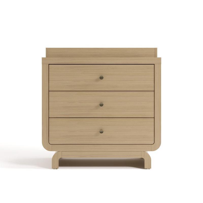 Driftwood Masif Ahşap 3 Çekmeceli Çıkarılabilir Tablalı Alt Değiştirme Masası - 163147