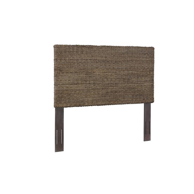 El Dokuması Rattan ve Maun Ağacı Ayarlanabilir Yatak Başlığı - 165 cm - 144636