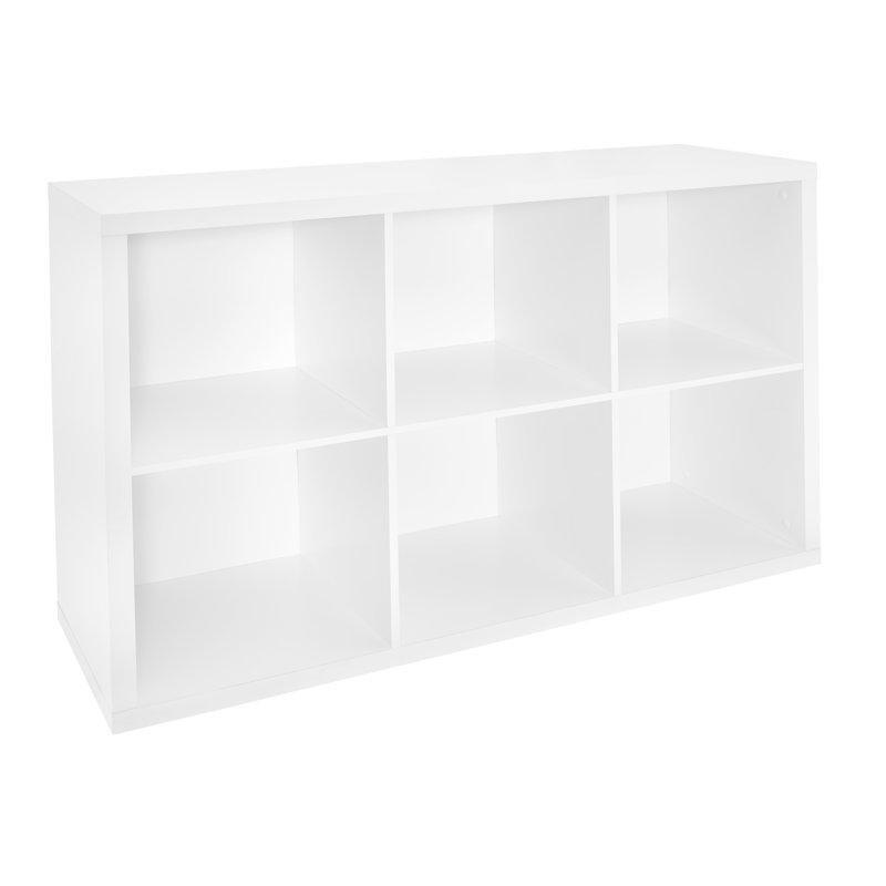 Endüstriyel Ahşap 6 Küp Raflı Yatay Dikey Kullanımlı Kitaplıklı Oyuncak Dolabı - 112x77 cm - 149889