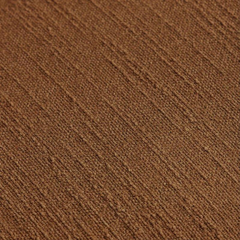 Fındık Kahverengi Mira Bukle Kumaş 3 Kişilik Kapitoneli Koltuk - 211 cm - 154442