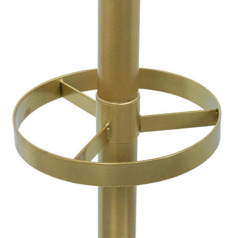 Gold Metal 6 Askılı Şemsiyelikli Portmanto - Vestiyer - 180x33x33 cm - 161326