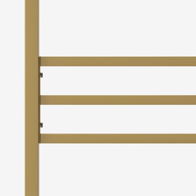 Gold Metal Gölgelikli Platform Karyola - 154x211 cm - 142426