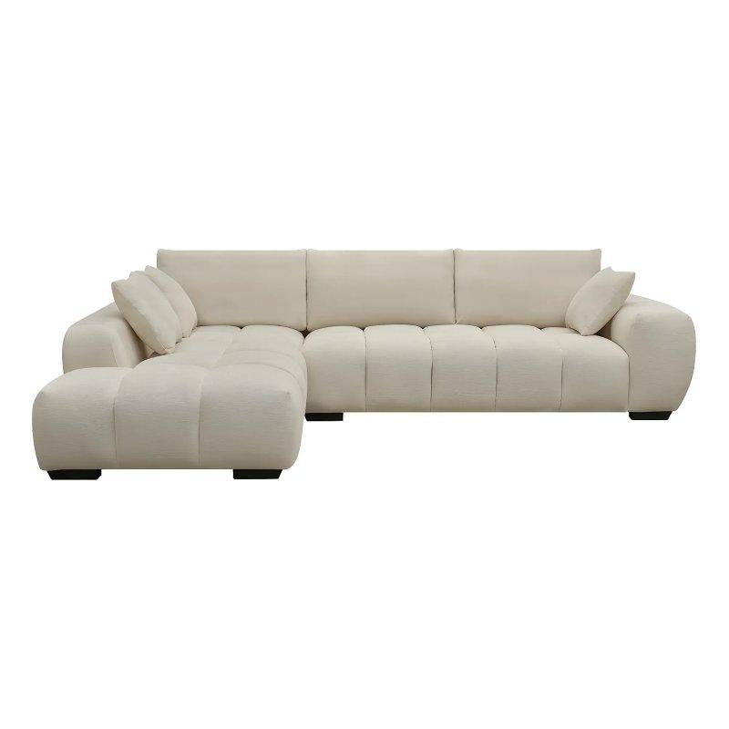Gri 3 Kişilik Köşe Koltuk - 100x100x100 cm - 155848