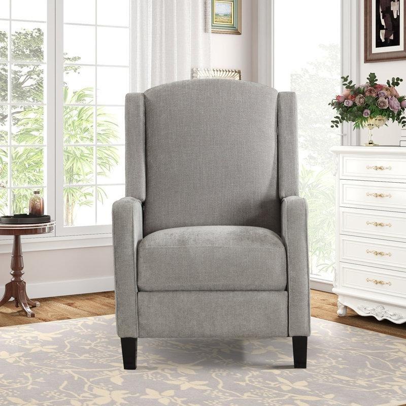 Gri Ahşap İtme Mekanizmalı Tv Koltuğu - 71 cm - 156493