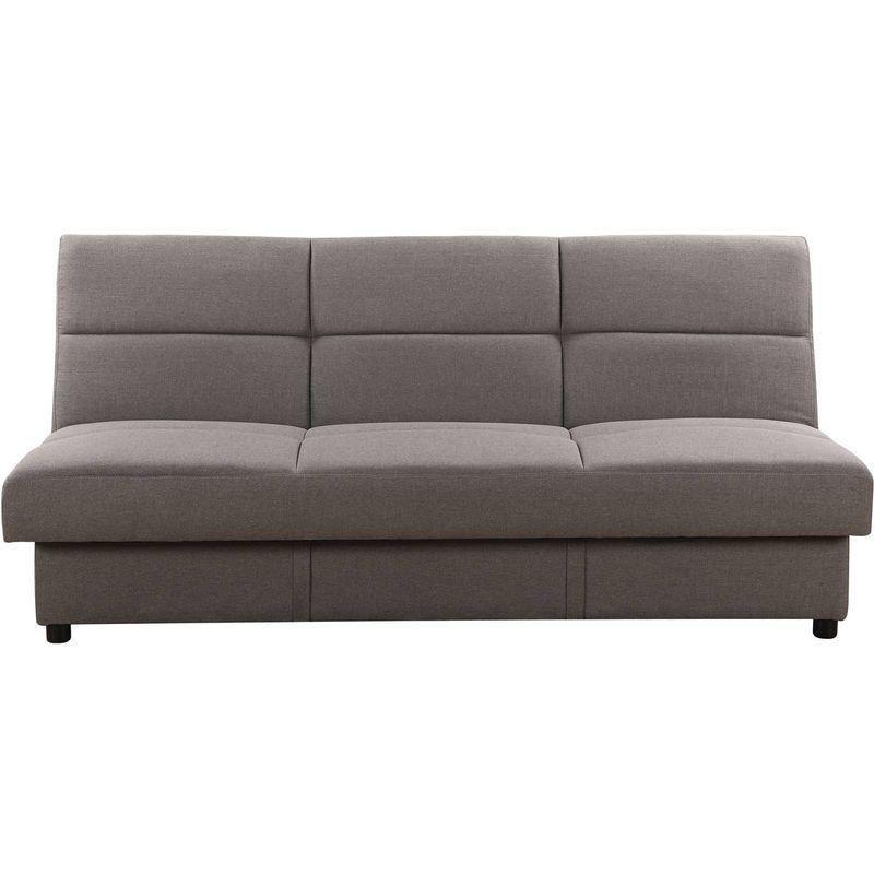 Gri Keten Kumaş 3 Kişilik Yataklı Klik Klak Koltuk - 185x84 cm - 152803