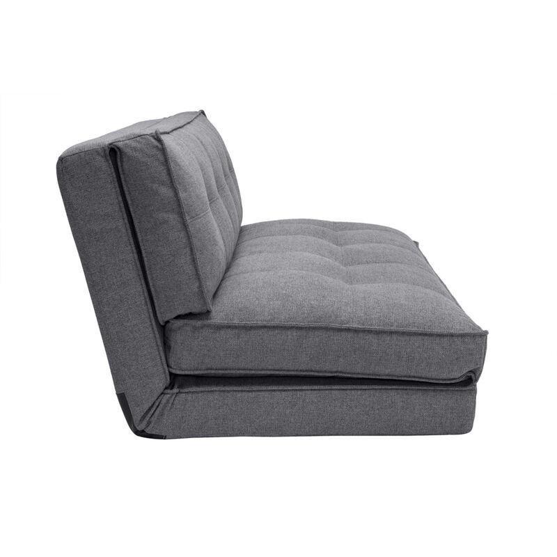 Gri Kumaş 2 Kişilik Yatak Olan Fonksiyonel Koltuk - 135 cm - 154139