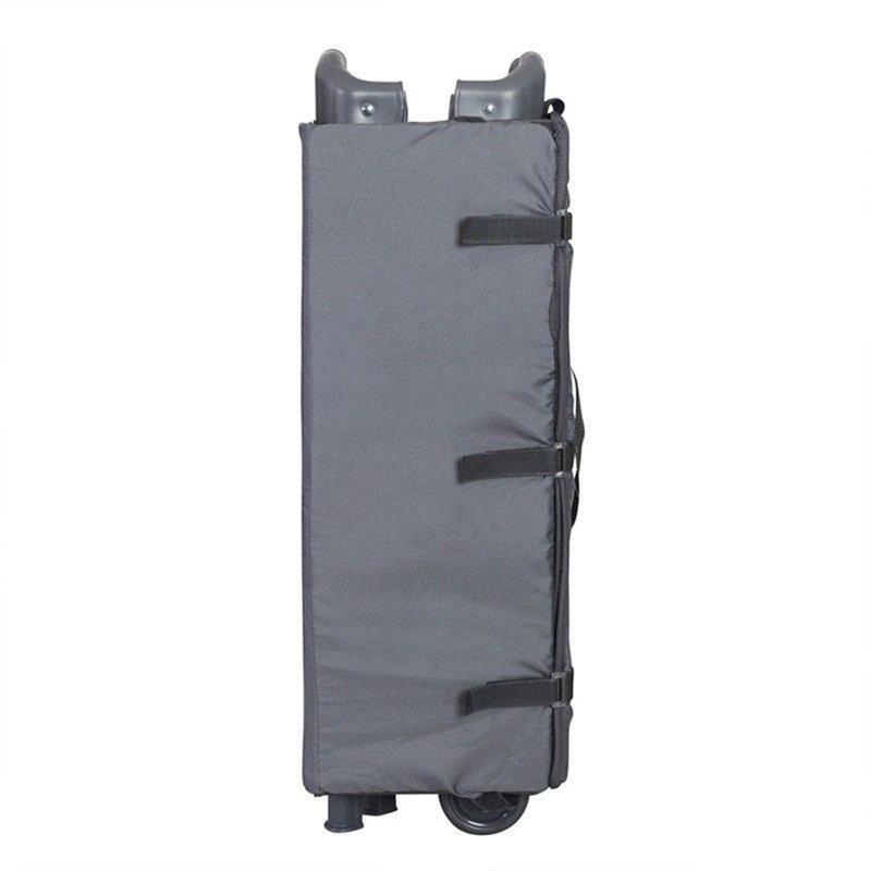 Gri Plastik Katlanabilir Depolamalı Ayaklı Anne Yanı Beşik - 103x76x73 cm - 161590
