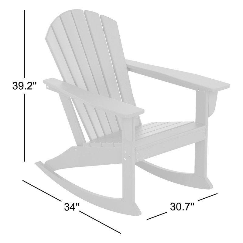 HDPE Adirondack Tasarım Sallanan Sandalye - 146394