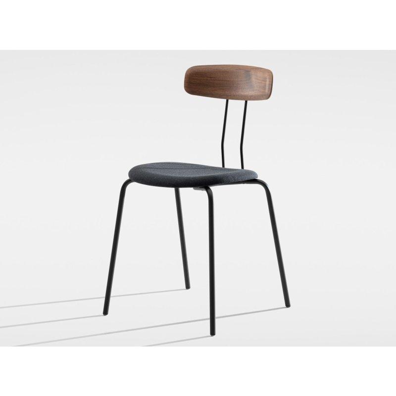 İstiflenebilir Döşemeli Ahşap Sandalye - 147567