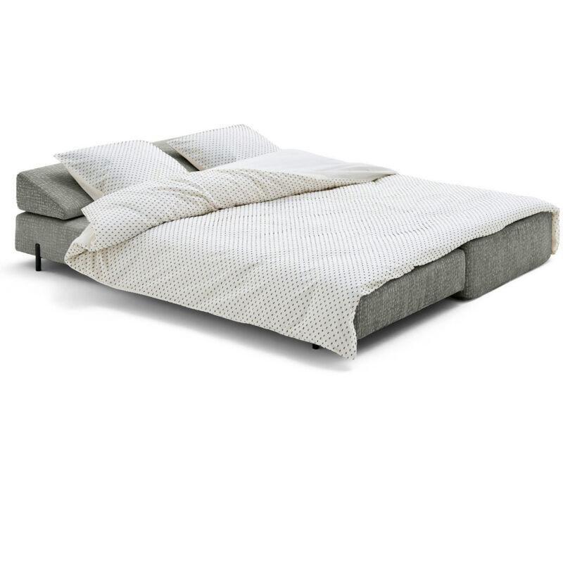 Kabartmalı Kadife Kumaş Yataklı 3 Kişilik Koltuk - 196 cm - 152209