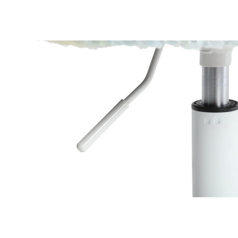 Kadife Deniz Kızı Sırtlı Yüksekliği Ayarlanabilir Tekerlekli Döner Çocuk Çalışma Sandalyesi - 146664