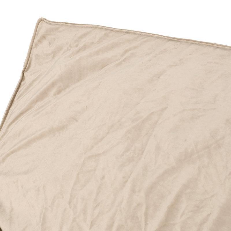 Kadife Hafızalı Sünger Dolgulu Çıkarılabilir Kılıflı Büyük Puf Koltuk - 107 cm - 157588