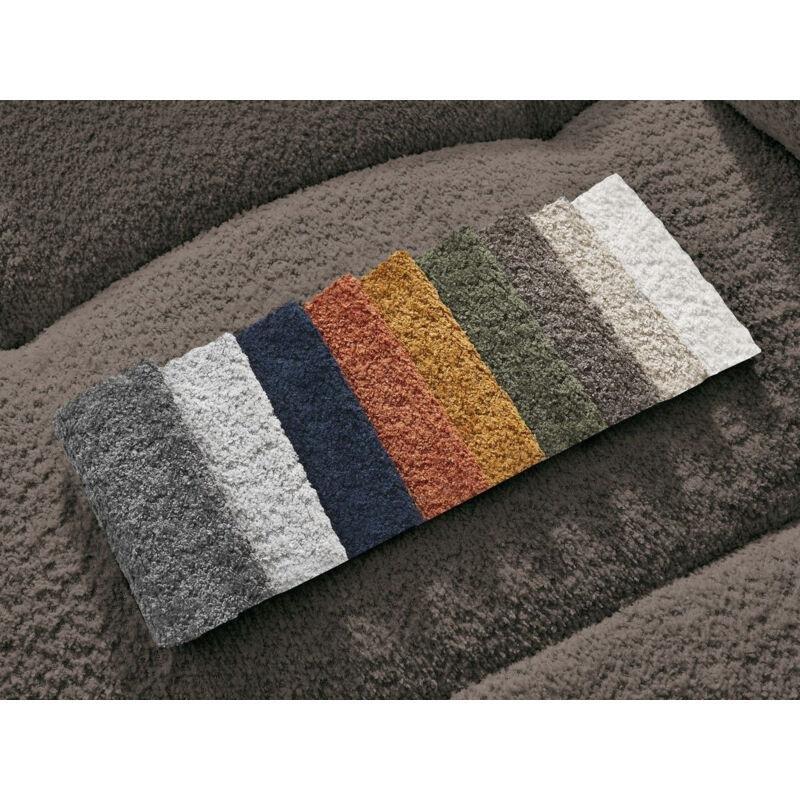 Kahverengi Buklet Kumaş Yataklı Sandıklı Sol Köşe Koltuk - 258x150 cm - 151933