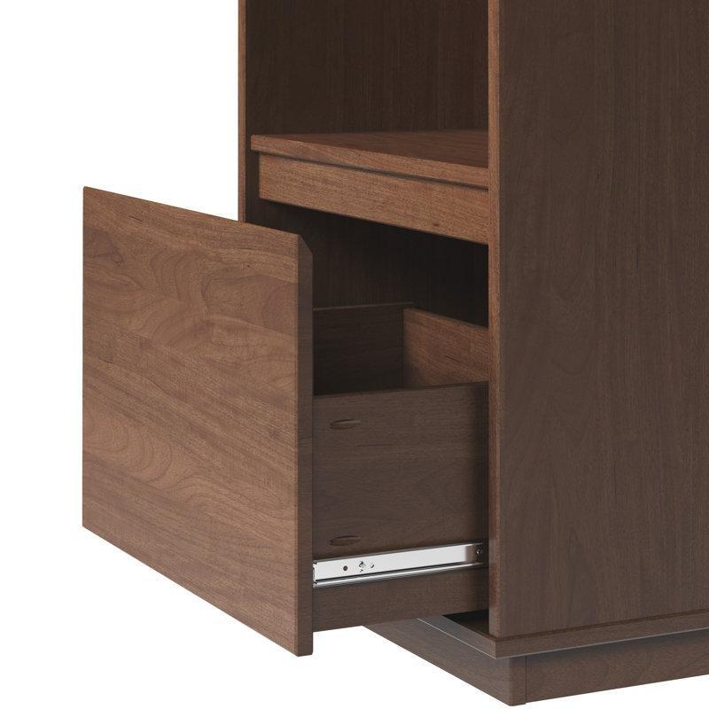Kahverengi Masif Ahşap Oturaklı Çekmeceli 3 Askılı Portmanto Vestiyer - 167 cm - 159472