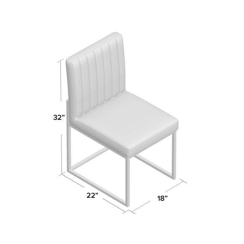 Kapitoneli Kadife Kızak Ayaklı Gold Sandalye - 2li Set - 145995