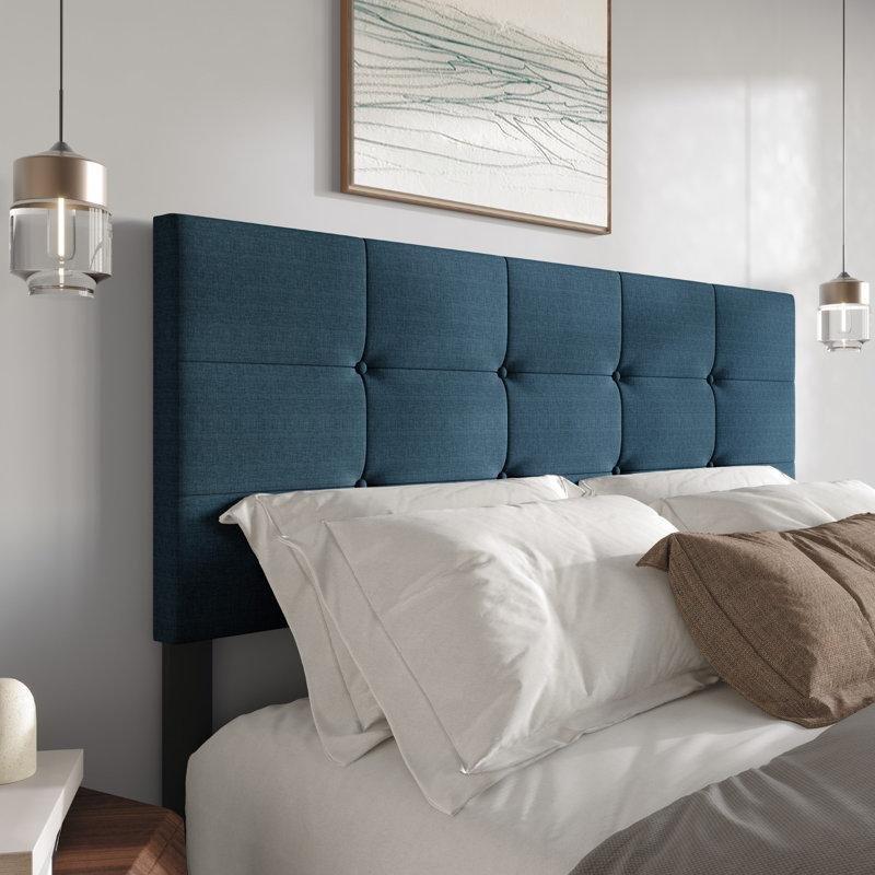 Kapitoneli Polyester Kumaş Ayarlanabilir Yatak Başlığı - 160 cm - 144906