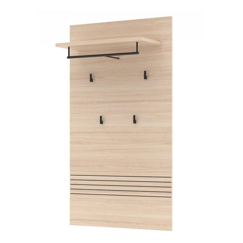 Kaşmir Ahşap Oturaklı Aynalı Çekmeceli 3 Parçalı Portmanto Vestiyer - 143x202 cm - 159241