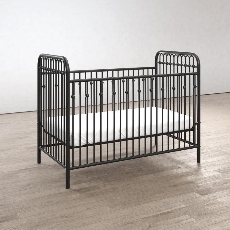 Kavisli Metal Yüksekliği Ayarlanabilir Bebek Beşiği - 139 cm - 162214