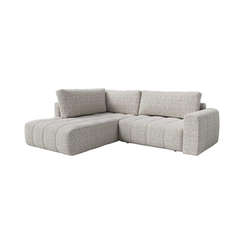 Kırçıllı Gri Kumaş Sol Uzanmalı Köşe Koltuk - 275 cm - 156103