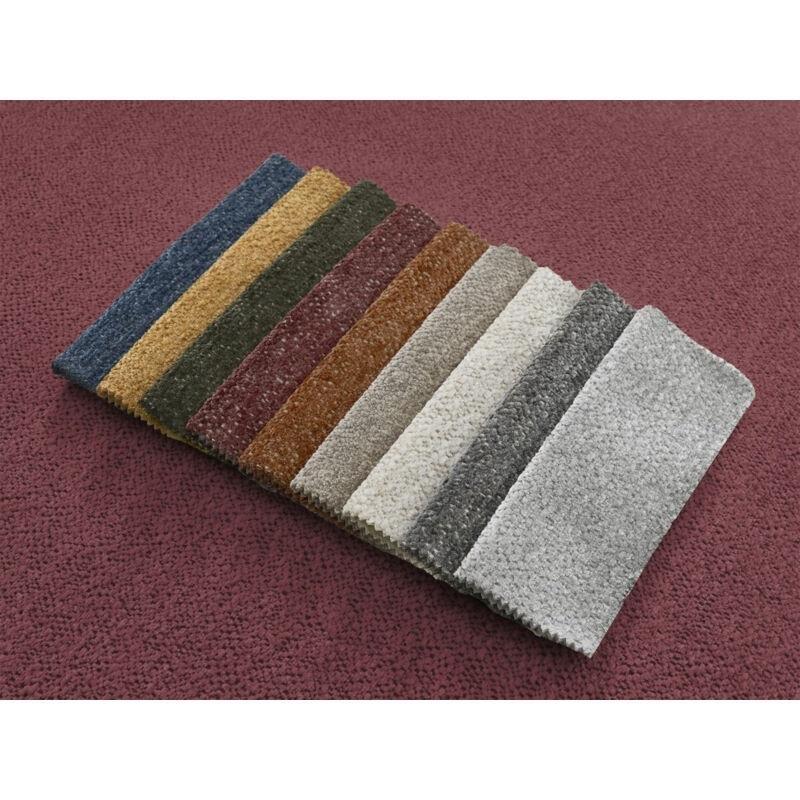 Kırmızı Kırçıllı Kumaş Sandıklı Yataklı Puflu Sağ Köşe Koltuk Takımı - 244x149 cm - 153043