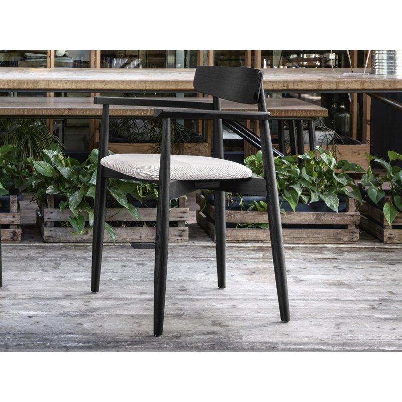 Kolçaklı İstiflenebilir Ahşap Sandalye - 147555