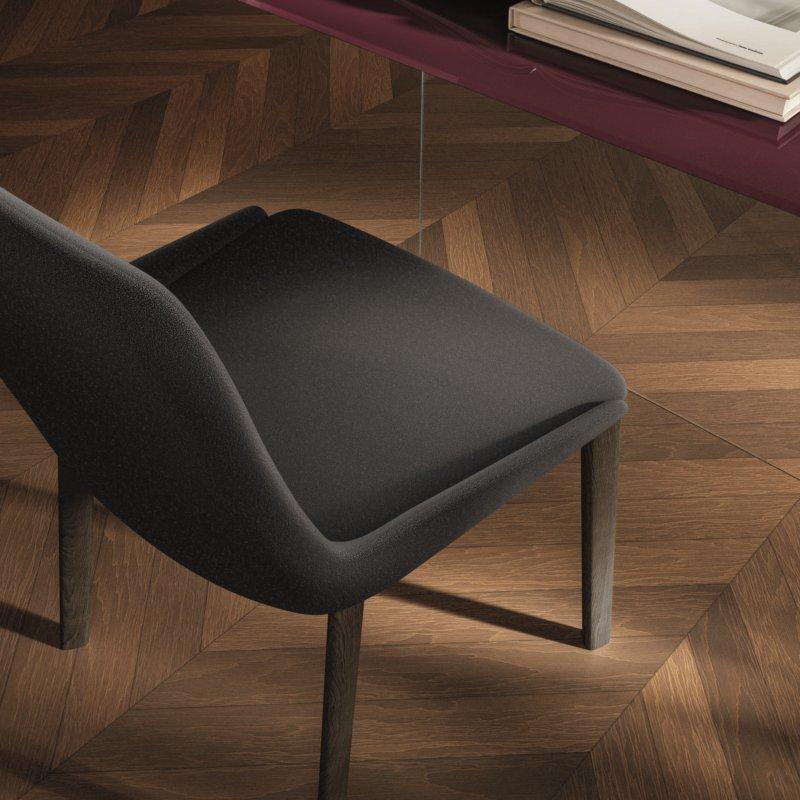 Kolçaksız Kumaş Tasarım Sandalye - 55x56x84 cm - 147354