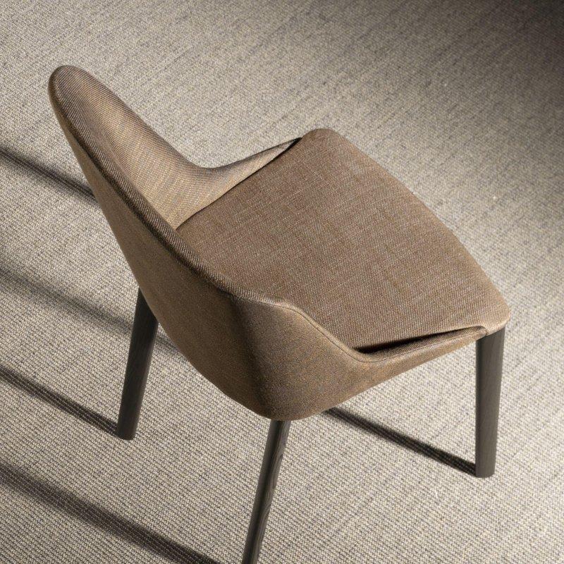 Kolçaksız Kumaş Tasarım Sandalye - 55x56x84 cm - 147354