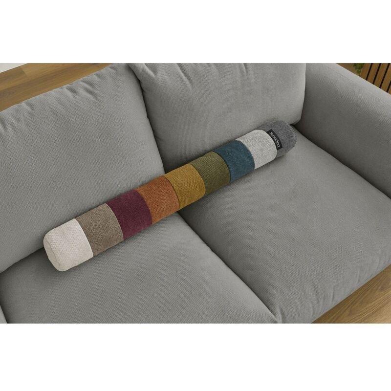 Koyu Gri Çam Ağacı İki Kişilik Tüylenmez Kumaş Koltuk - 193 cm - 153523