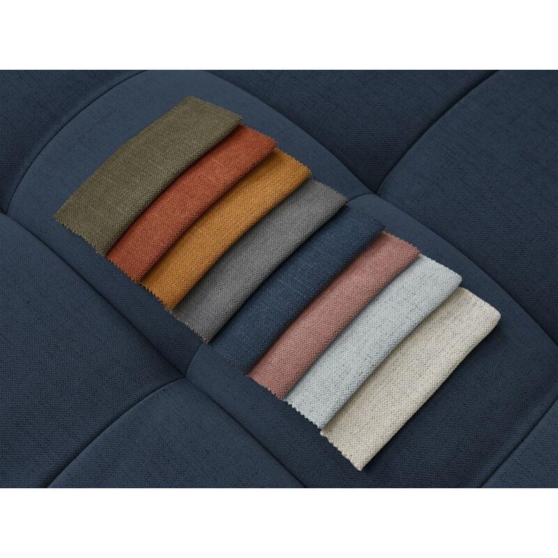 Koyu Mavi Polyester Kumaş Yönü Değiştirilebilir Köşe Koltuk - 268x184 cm - 153334