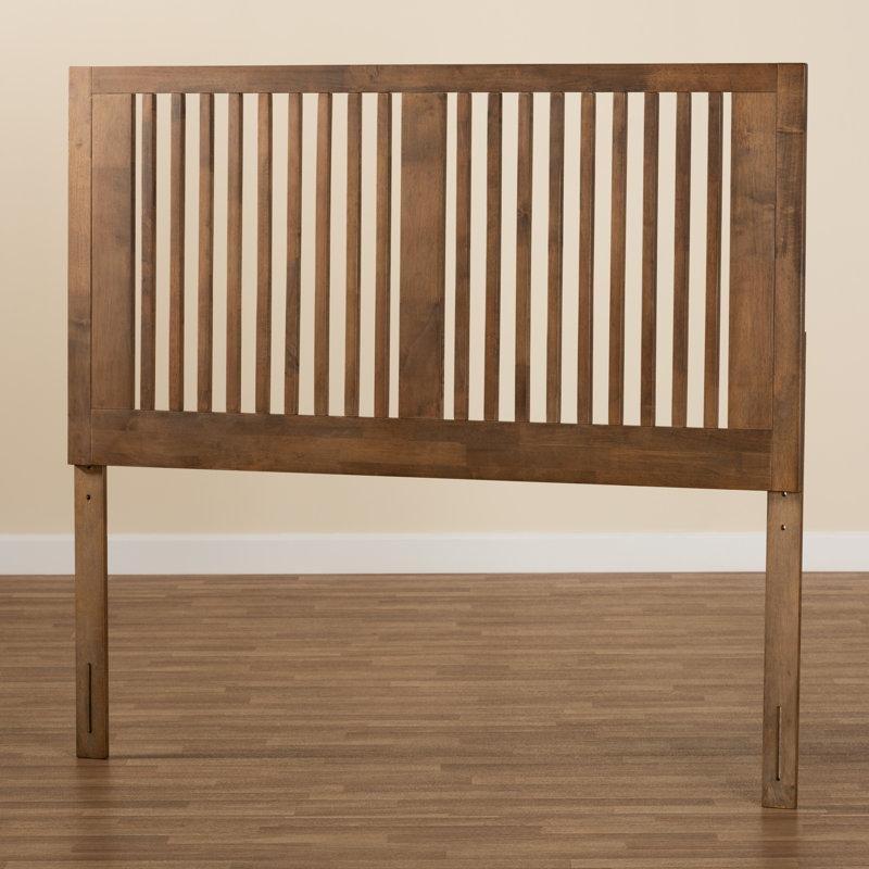 Kül Ceviz Masif Ahşap Çıtalı Ayarlanabilir Yatak Başlığı - 199 cm - 144879