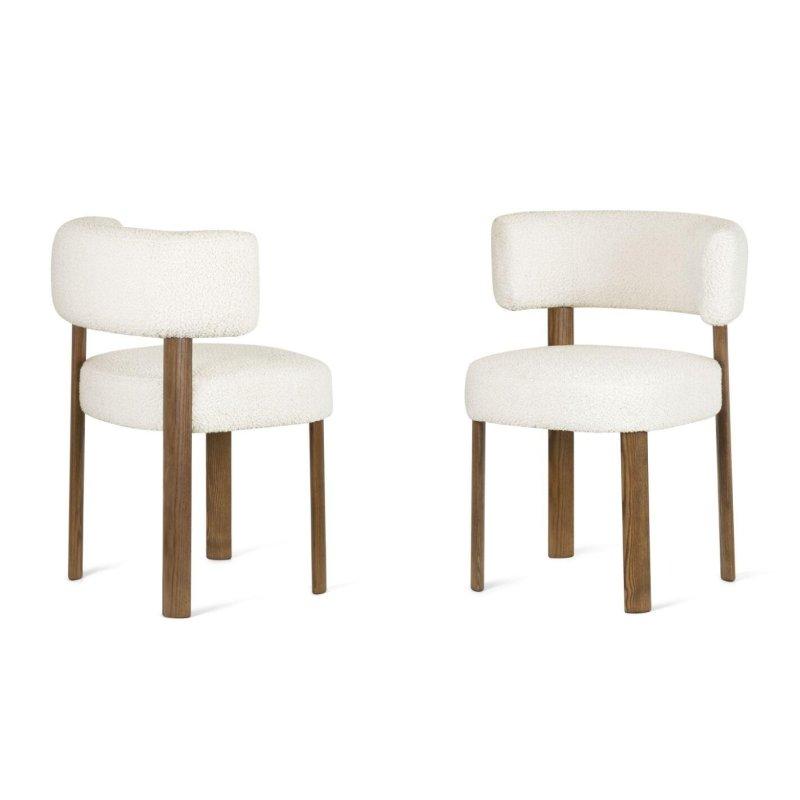 Kumaş Açık Sırtlı Kavisli Sandalye - 60x55x78 cm - 147639