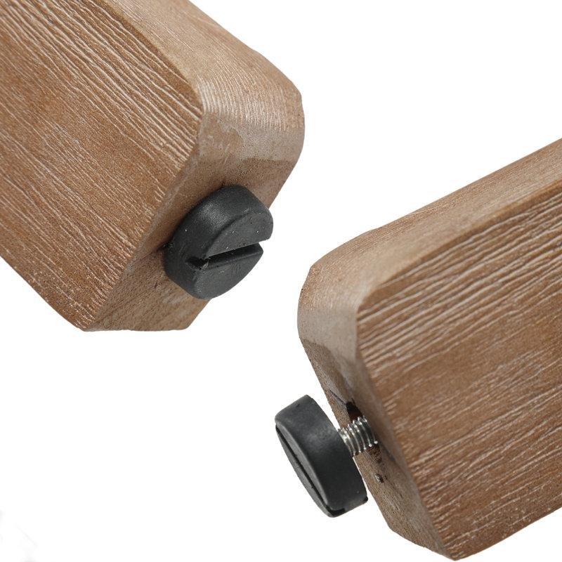 Kumaş Döşemeli Kavisli Sırtlı Masif Ham Ahşap Bar Sandalyesi - 68 cm - 148830
