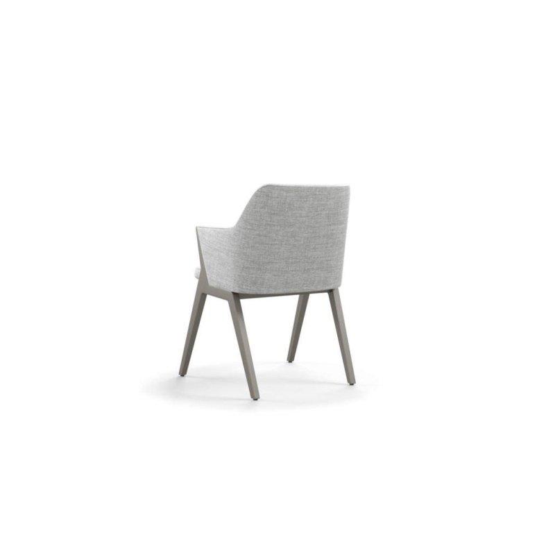 Kumaş Döşemeli Kayın Kolçaklı Tasarımcı Sandalye - 58x81x61 cm - 147480
