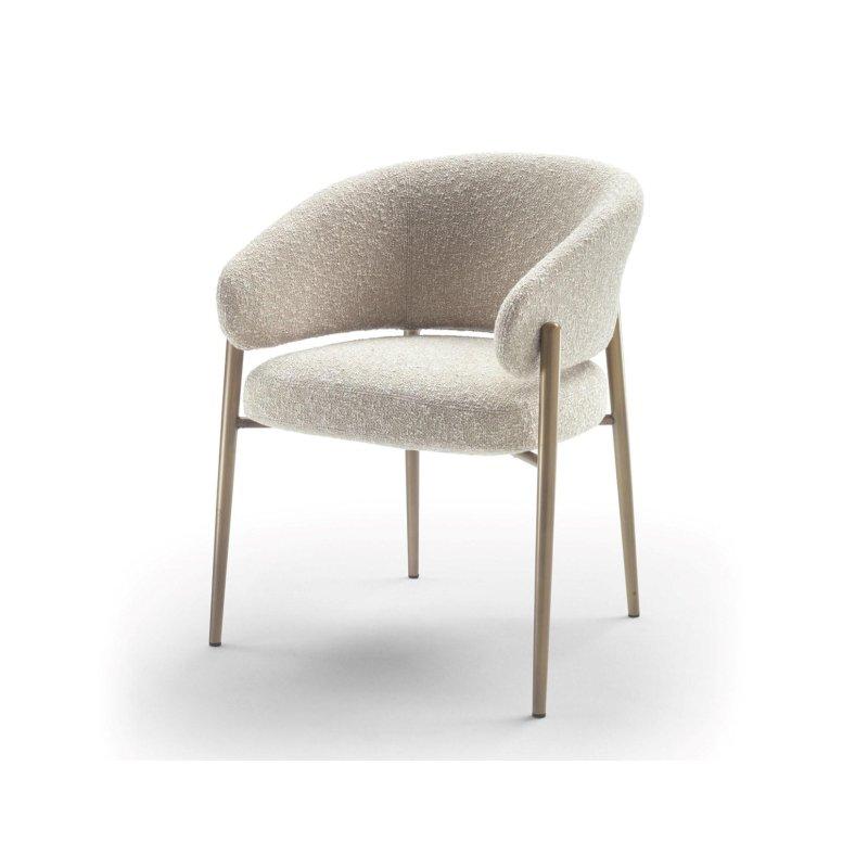 Kumaş Döşemeli Kolçaklı Sandalye - 62x58x78 cm - 147588