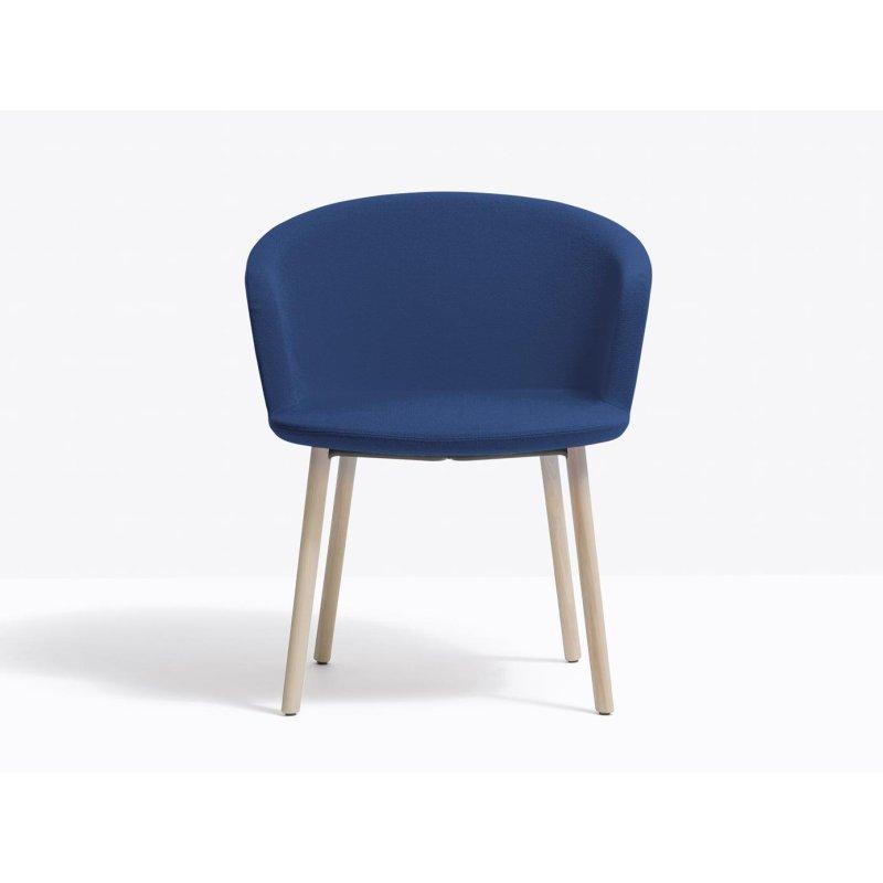 Kumaş Döşemeli Masif Dişbudak Ayaklı Kolçaklı Sandalye - 147228