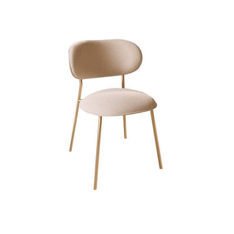 Kumaş Döşemeli Metal Açık Sırtlı Sandalye - 80 cm - 147612