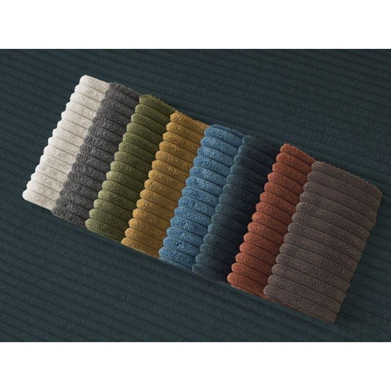 Lacivert Fitilli Kadife 3 Kişilik Koltuk - 242 cm - 153576