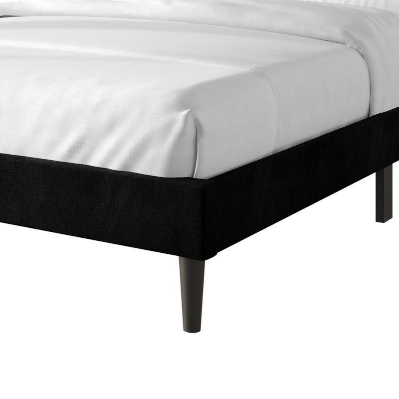 Lacivert Kadife V Şeklinde Kulaklı Yatak Başlığı - 164 cm - 145038