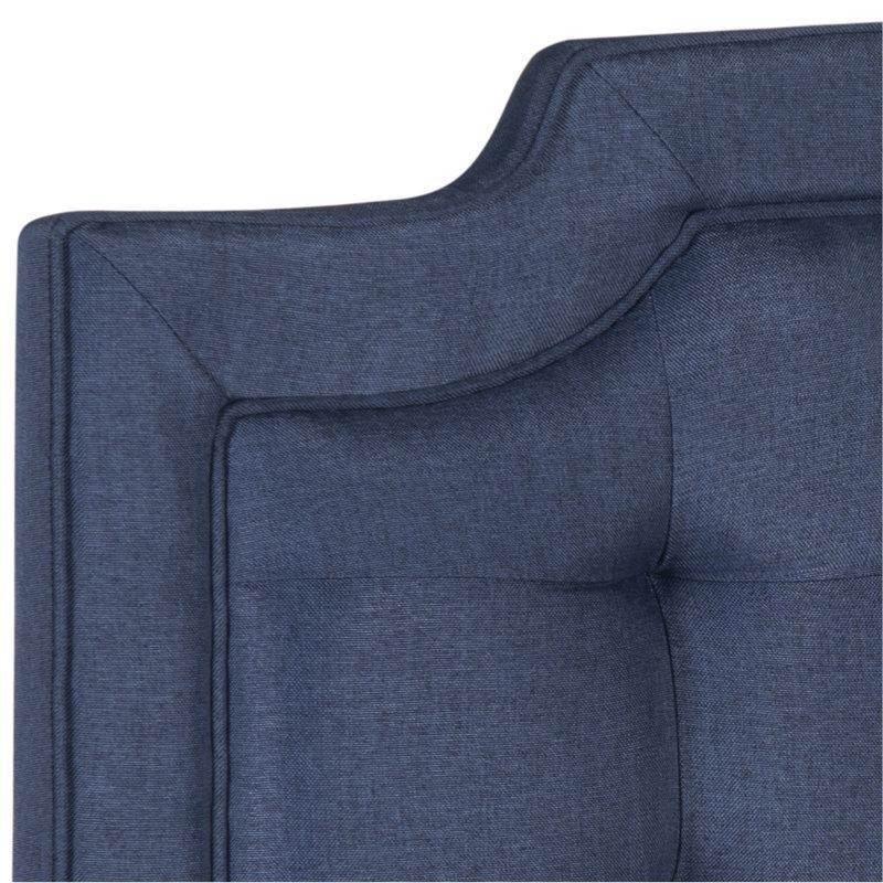 Lacivert Kapitoneli Polyester Kumaş Ayarlanabilir Yatak Başlığı - 157 cm - 145035