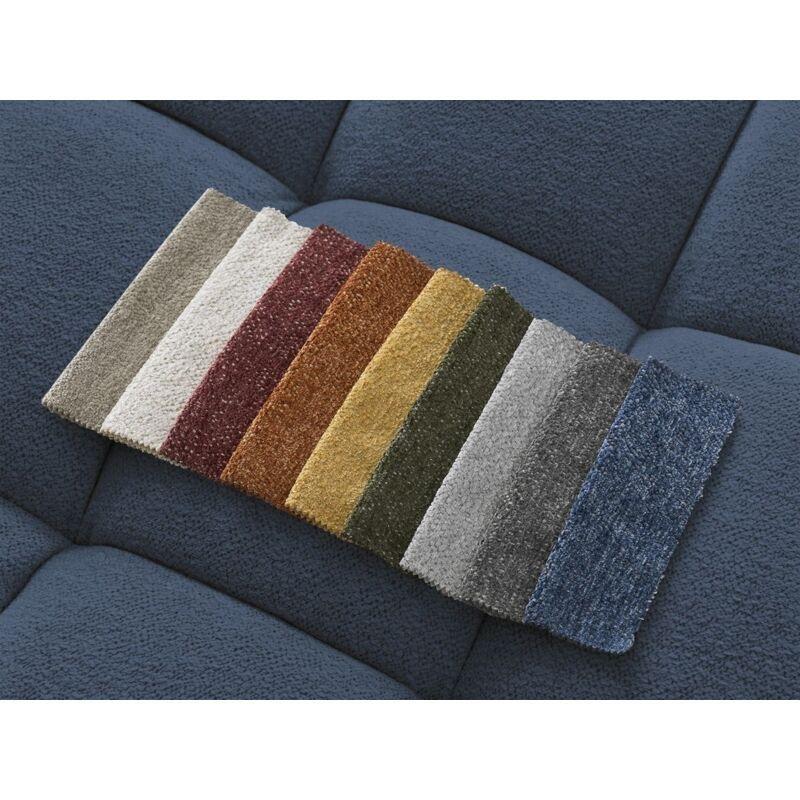 Lacivert Kırçıllı Kumaş Puflu 3 Kişilik Koltuk - 278 cm - 152116