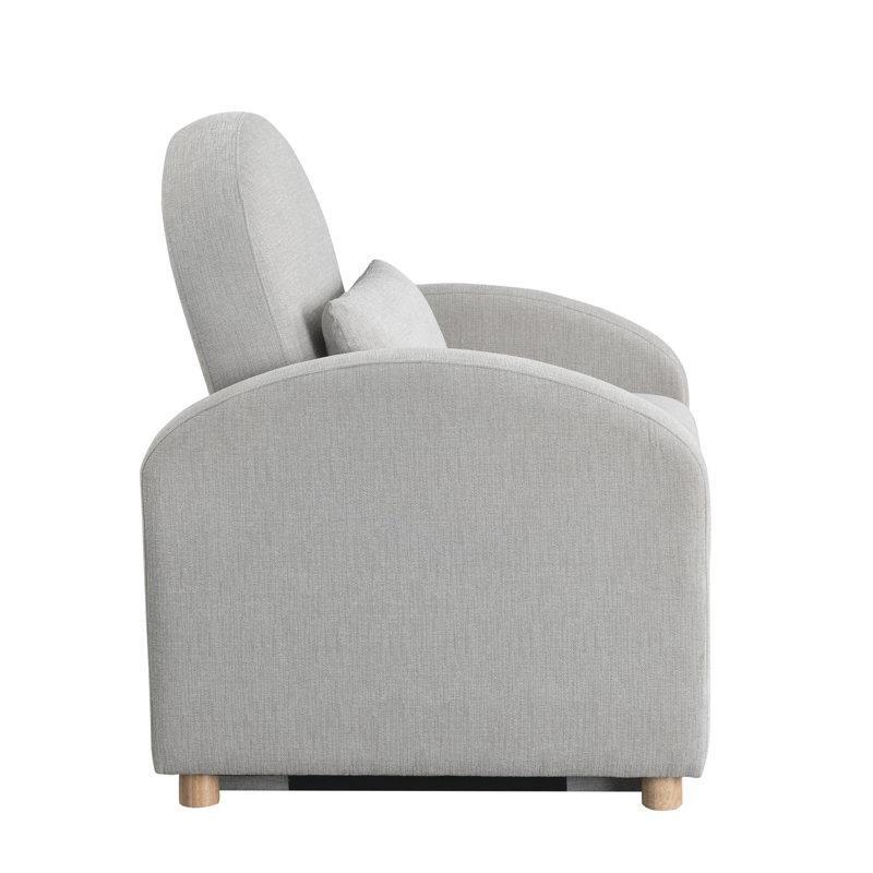 Masif Ahşap Ayaklı Yatak Olabilen Kırlentli Tekli Koltuk - 156295