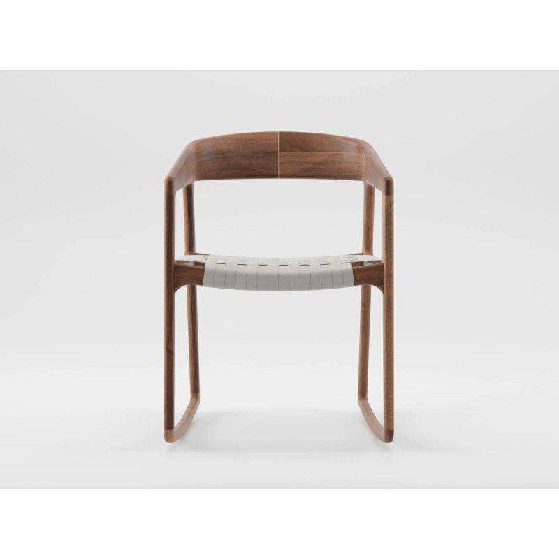 Masif Ahşap Kolçaklı Sallanan Sandalye - 147306