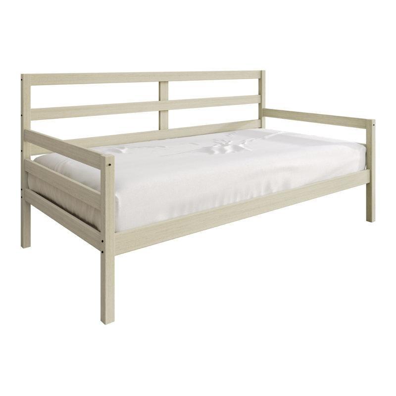 Masif Ahşap Latalı Sırtlıklı Divan Tipi Karyola - 202x107 cm - 142765
