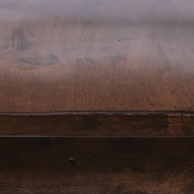 Masif Ahşap Merdiven Sırtlı Eskitme Tasarım Ceviz Sandalye 2li Set - 145623