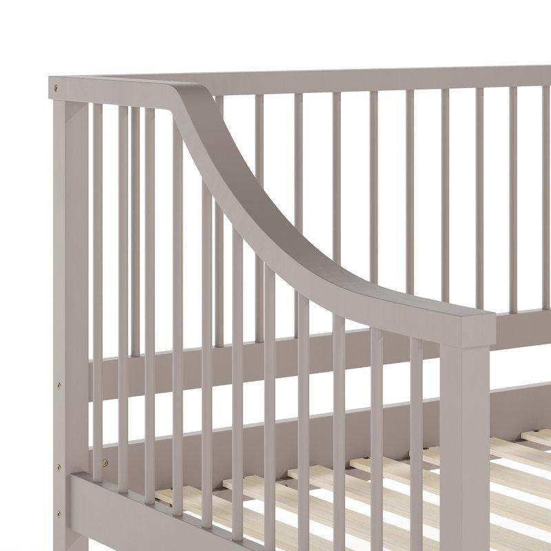 Masif Ahşap Parmaklıklı Latalı Daybed Karyola - 106x200 cm - 142798