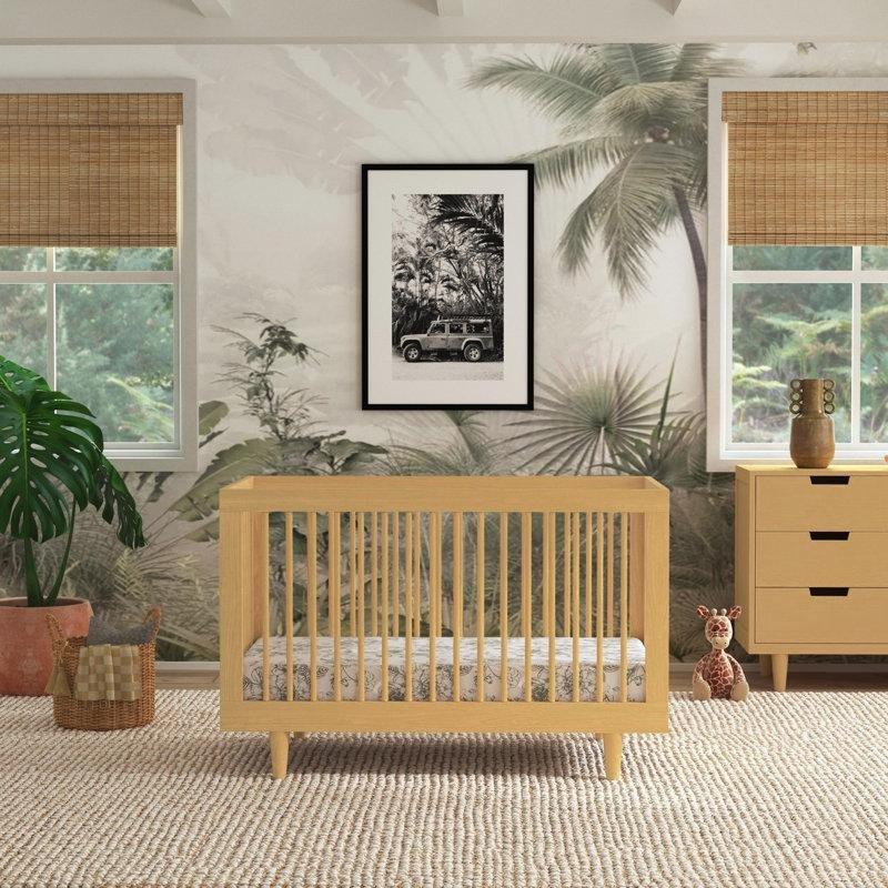 Masif Çam Ahşap 3ü 1 Arada Dönüştürülebilir Büyüyen Beşik - 136x75 cm - 162241
