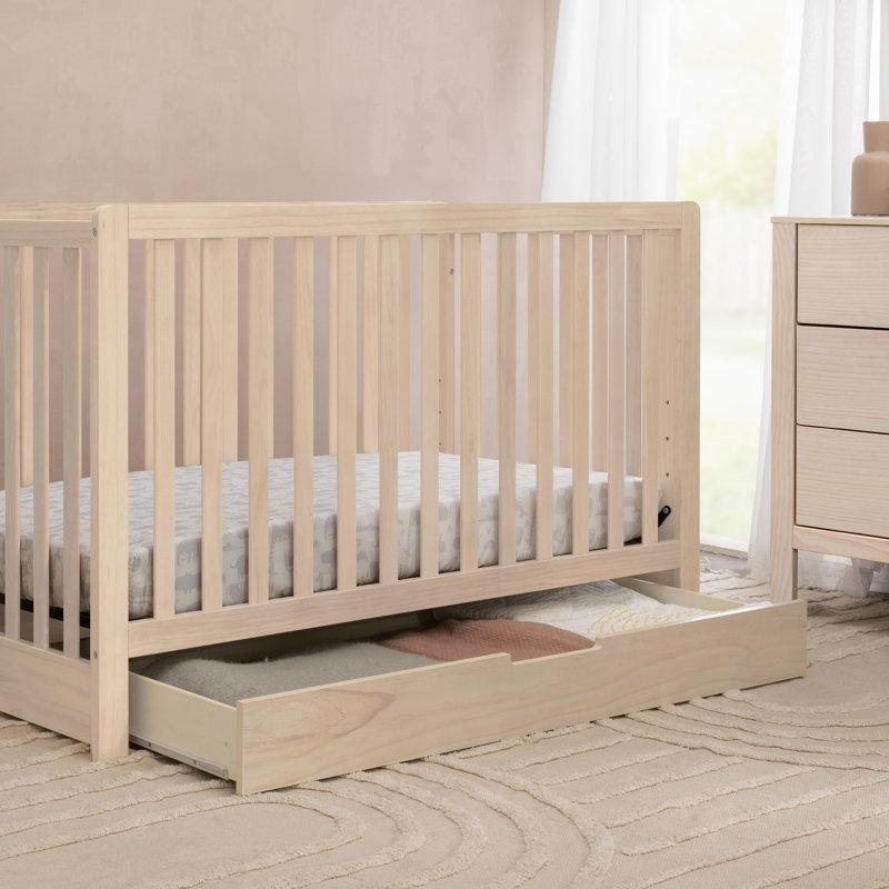 Masif Çam ve MDF Çekmeceli 4ü 1 Arada Büyüyen Beşik - 162073