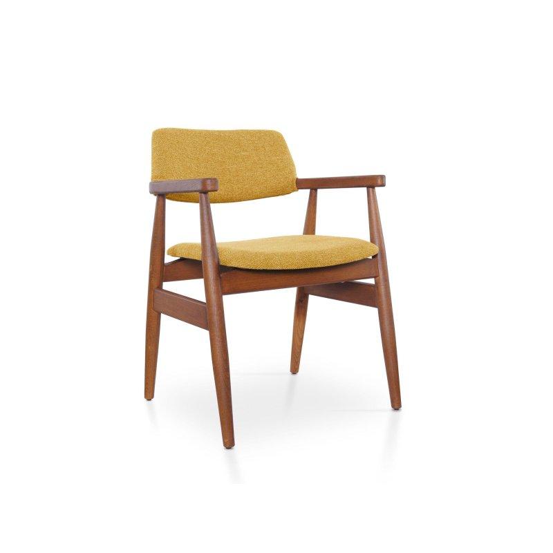 Masif Kayın Ağacı Döşemeli Kolçaklı Sandalye - 147660