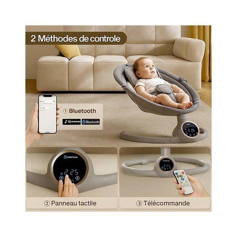 Mavi Elektrikli 12 Melodili Oyuncaklı Ana Kucağı Beşik - 66x60x65 cm - 162286
