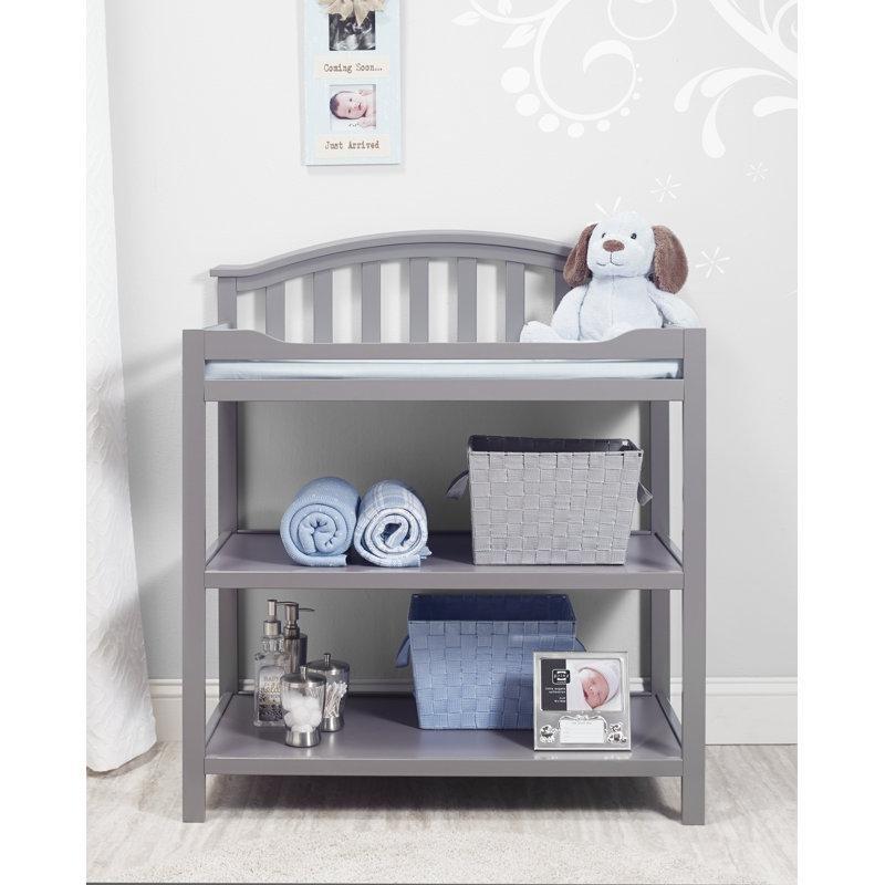 MDF Dahili Minderli ve Güvenlik Kenarlıklı Alt Değiştirme Masası - 102 cm - 163279